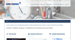 Desktop Screenshot of conthermo.de