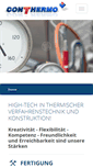 Mobile Screenshot of conthermo.de