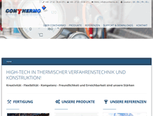 Tablet Screenshot of conthermo.de